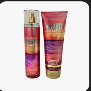 Bath & Body Works Malibu Heat Body Cream and Mist - Vibrant Pink and Purple